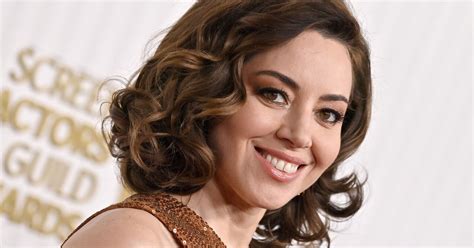 Aubrey Plaza’s stylist defends her ‘underboob’ at 2023 SAG Awards